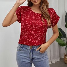 Стильный топ в горошек Shein