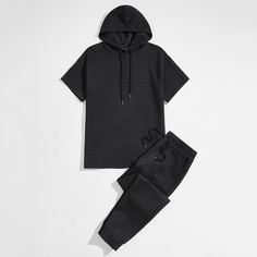 Мужские брюки и толстовка на кулиске Shein