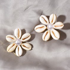 Серьги-гвоздики в форме ракушки Shein