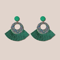 Серьги-подвески с бахромой Shein