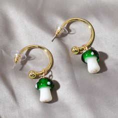 Серьги-подвески с грибом Shein