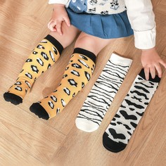 Леопардовый Повседневный Детские носки Shein