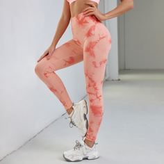 тай дай Спортивные леггинсы Shein