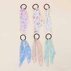6шт резинка для волос с бантом для девочек Shein