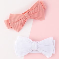 2шт повязка на голову с бантом для девочек Shein