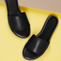Сандалии-мюли с широким ремешком Shein