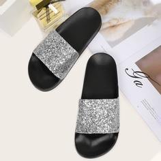 Блестящие шлепанцы Shein