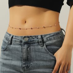 Цепочка на пояс из искусственного жемчуга Shein