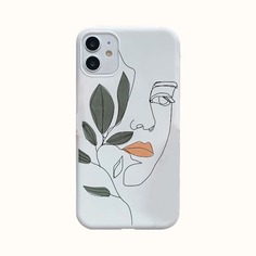 Чехол для телефона с абстрактным лицом Shein
