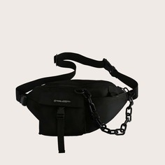 Мужская поясная сумка с цепочкой Shein