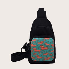 Детская сумка с мультипликационным рисунком Shein
