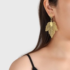 Серьги-подвески в лиственной форме Shein
