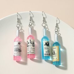 2 пары серьги-подвески с ликером Shein