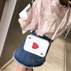 Сумка через плечо с рисунком покера Shein