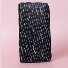 Длинный кошелек с текстовым рисунком Shein