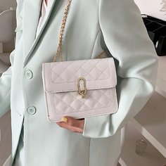 Стеганая сумка через плечо с цепочкой Shein