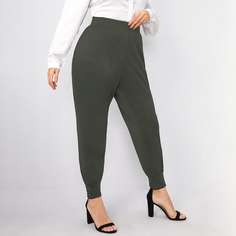 Брюки размера плюс с высокой талией Shein