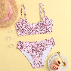 Животный милый Купальники для девочек Shein