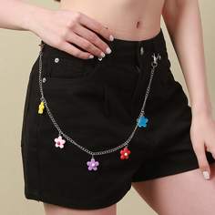 Цепочка для брюк с цветком Shein