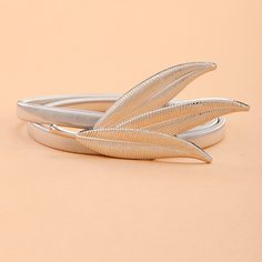 Тонкий ремень с листьями Shein