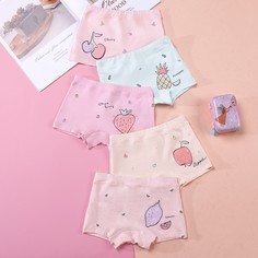 Мультяшный принт Нижнее белье для девочек Shein