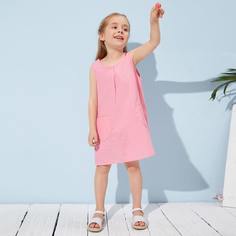 Платье с застежкой сзади для девочек Shein