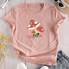 буква Повседневный Футболки Shein