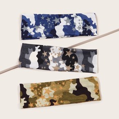Повязка для волос с рисунком звезды 3шт Shein