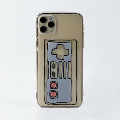 Прозрачный чехол для телефона с узором "игровая консоль Shein