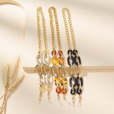 3шт цепочка для очков Shein