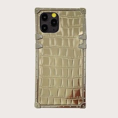 Чехол для телефона с крокодиловым узором Shein