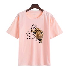 Животный Повседневный Футболки Shein