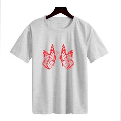 Животный Повседневный Футболки Shein