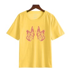 Животный Повседневный Футболки Shein