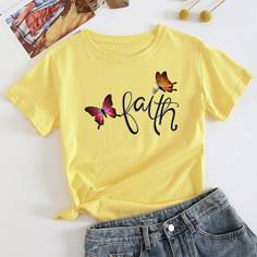 Животный Повседневный Футболки Shein