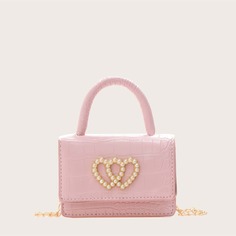 Сумка-сэтчел с искусственным жемчугом для девочек Shein