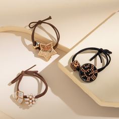 3шт резинка для волос со звездой Shein