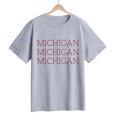 буква Повседневный Футболки Shein