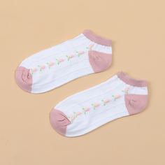 Носки с цветочным принтом Shein