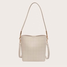 Сумка-ведро в клетку Shein