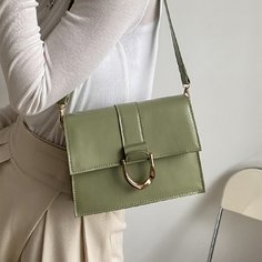 Сумка на плечо с металлическим декором Shein
