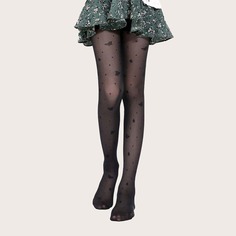 Однотонные колготки для девочек Shein