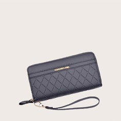 Многокамерный кошелек с текстовым декором Shein