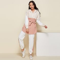 Пояс Контрастный цвет Спортивный Комплект Shein