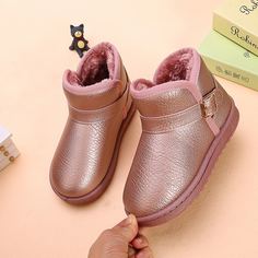 Сапоги с пряжкой для девочек Shein