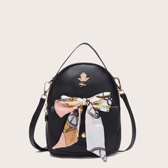 Рюкзак с декором шарфа Shein