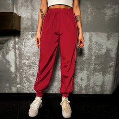 Спортивные брюки с эластичной талией Shein