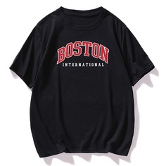 Мужская футболка с короткими рукавами и монограммой Shein