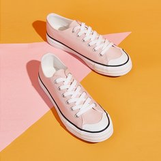 Холщовые туфли на шнурках Shein