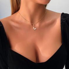 Ожерелье с бабочкой Shein